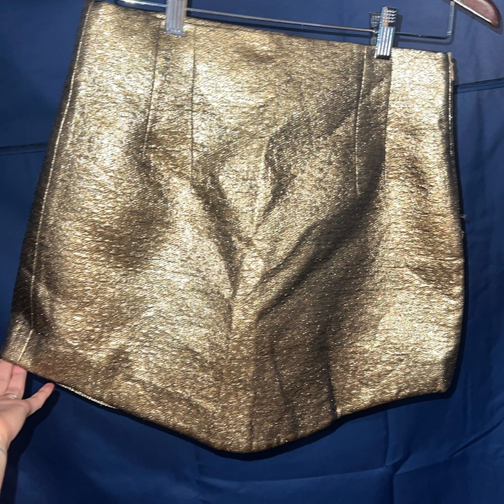 Gorgeous Zara gold skirt